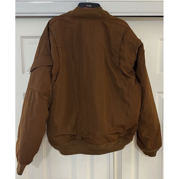 Nike Air Jordan Size L Essentials Men Renegade Bomber Jacket Lightly Padded - Picture 3 of 5